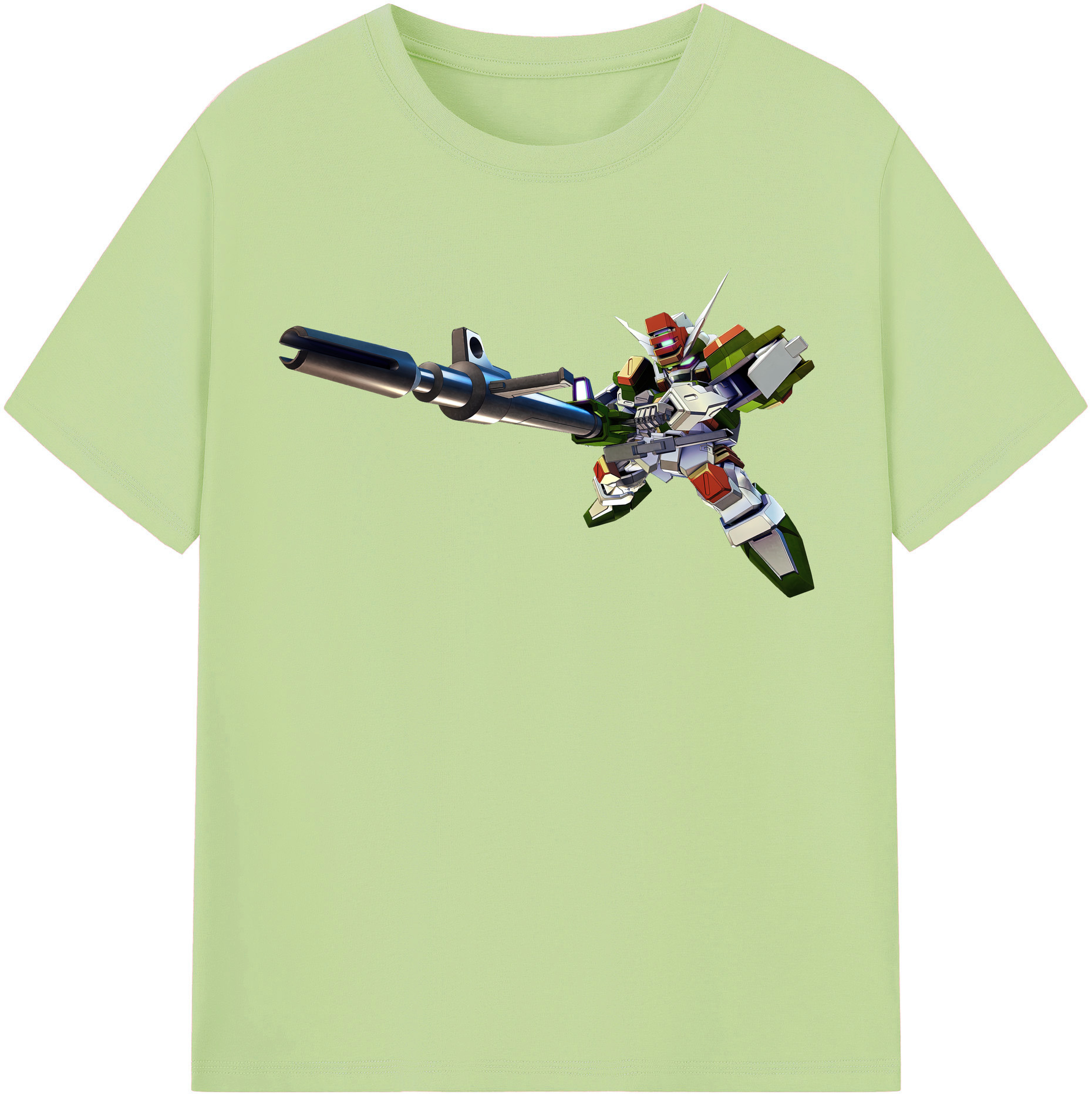 （画像用） 機動戦士ガンダム Mobile Suit Gundam 綿100％半袖Tシャツ（フロントプリント）